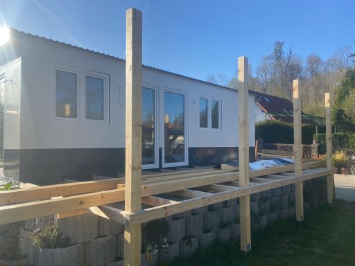 Dauerstellplatz, Campingplatz, Laube, Wandverkleidung, sauber, günstig, leicht zu reinigen, robust, langlebig